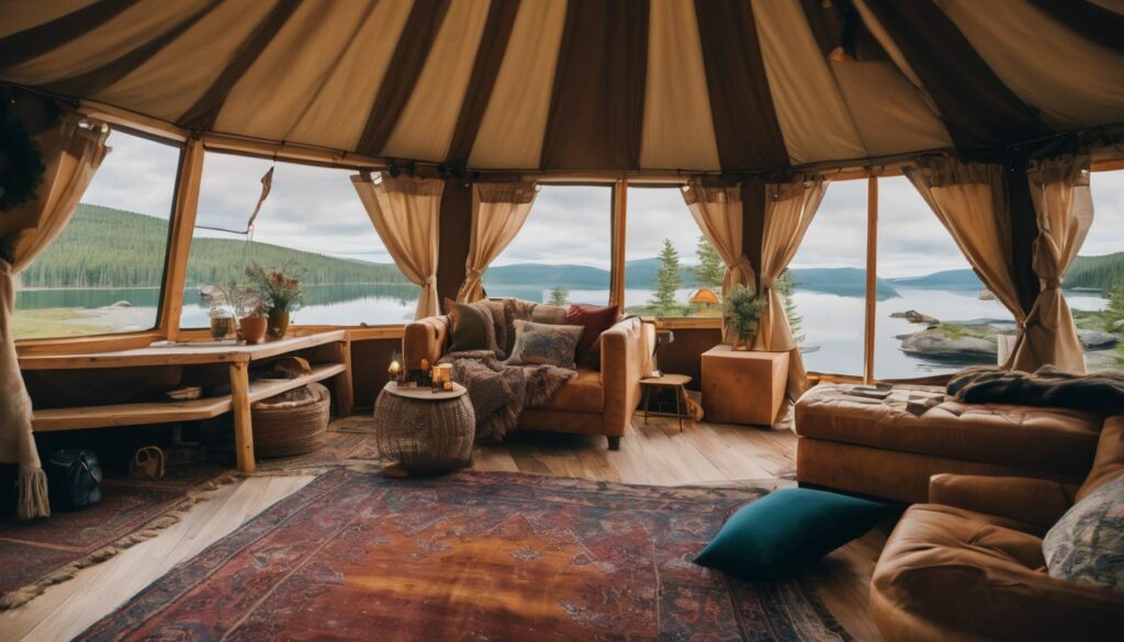 glamping in maine